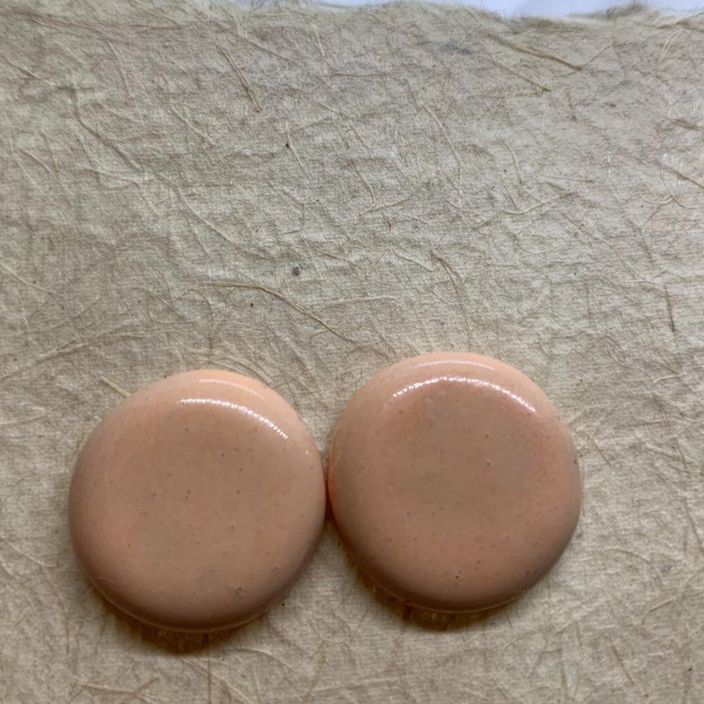 Topos redondos salmón - anama casa creativa